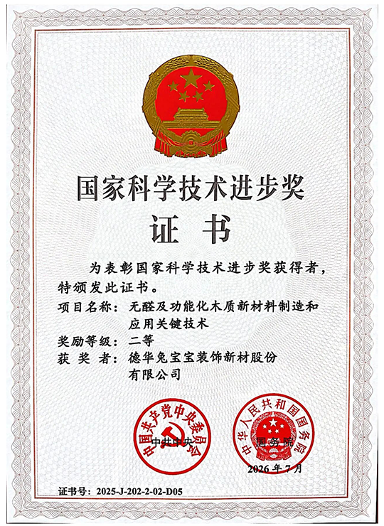 国家科技技术进步二等奖