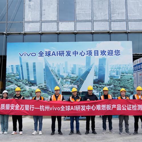 科技与安全同行丨兔宝宝公检为 vivo 全球 AI 研发中心筑牢绿色防线