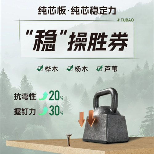 兔宝宝纯芯板内外兼修，家的安“芯”之选