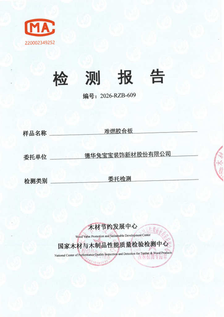 甲醛检测报告